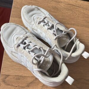 adidas Women’s Off-White Athletic Lace-Up Sneakers